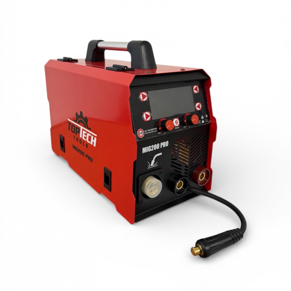 TOPTECH ΗΛΕΚΤΡΟΚΟΛΛΗΣΗ ΜΕ ΑΕΡΙΟ INVERTER MMA/MIG/TIG 200A PRO – 3 ΣΕ 1 TOPTECH ΗΛΕΚΤΡΟΚΟΛΛΗΣΗ ΜΕ ΑΕΡΙΟ INVERTER MMA/MIG/TIG 200A PRO – 3 ΣΕ 1