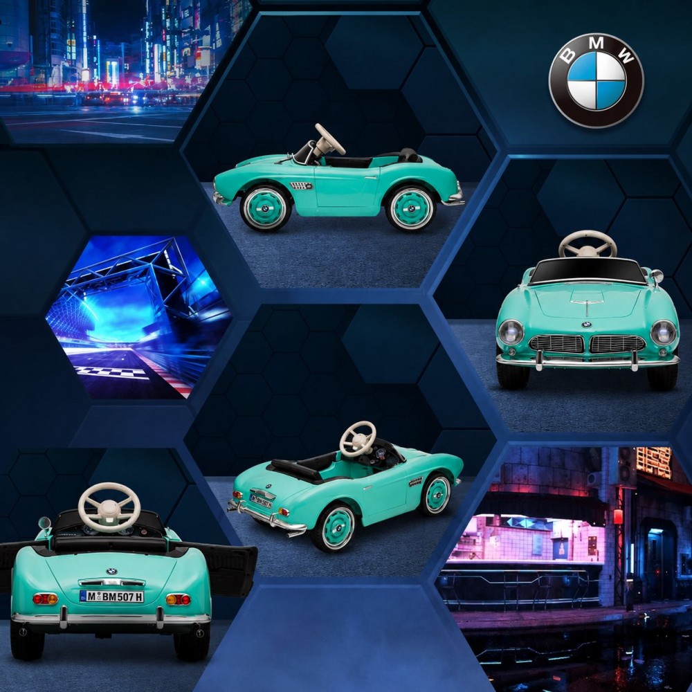 Ηλεκτροκίνητο Παιδικό Αυτοκίνητο Licensed BMW 507 Classic Vintage 12V Πράσινο 7083690