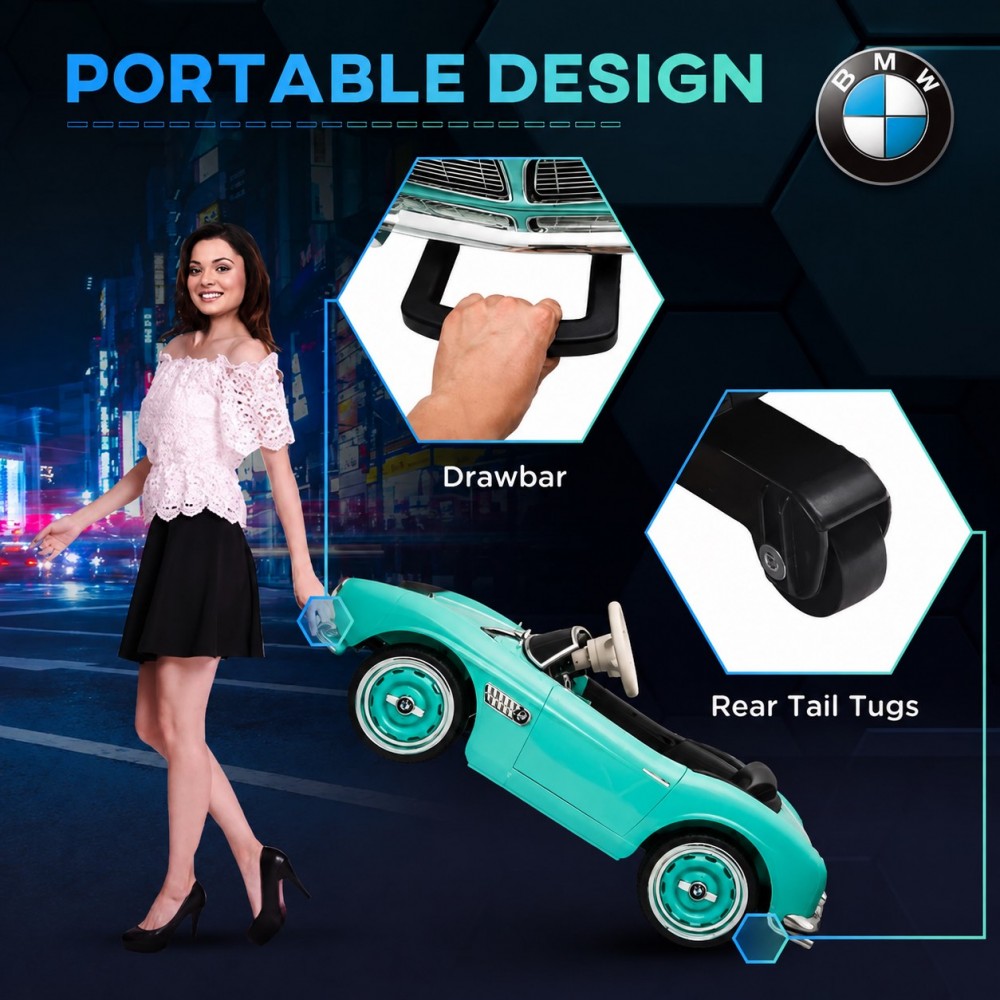Ηλεκτροκίνητο Παιδικό Αυτοκίνητο Licensed BMW 507 Classic Vintage 12V Πράσινο 7083690