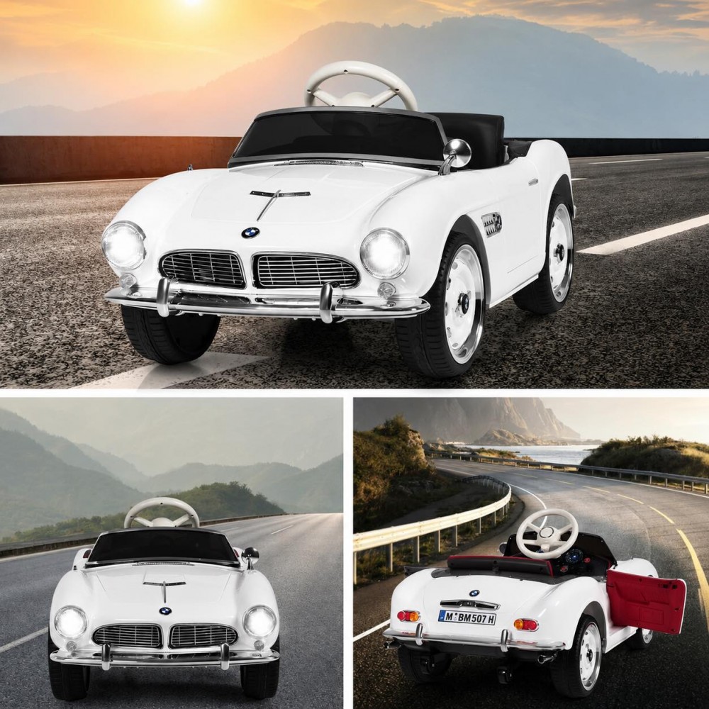 Ηλεκτροκίνητο Παιδικό Αυτοκίνητο Licensed BMW 507 Classic Vintage 12V Λευκό 7083690