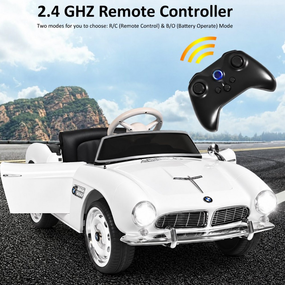 Ηλεκτροκίνητο Παιδικό Αυτοκίνητο Licensed BMW 507 Classic Vintage 12V Λευκό 7083690