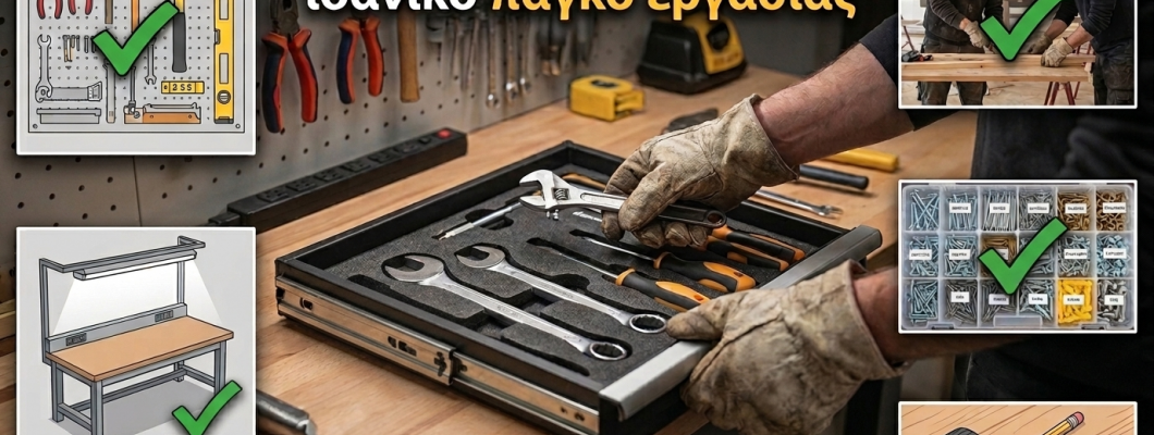 Πώς να στήσεις τον ιδανικό πάγκο εργασίας (Workshop Setup)