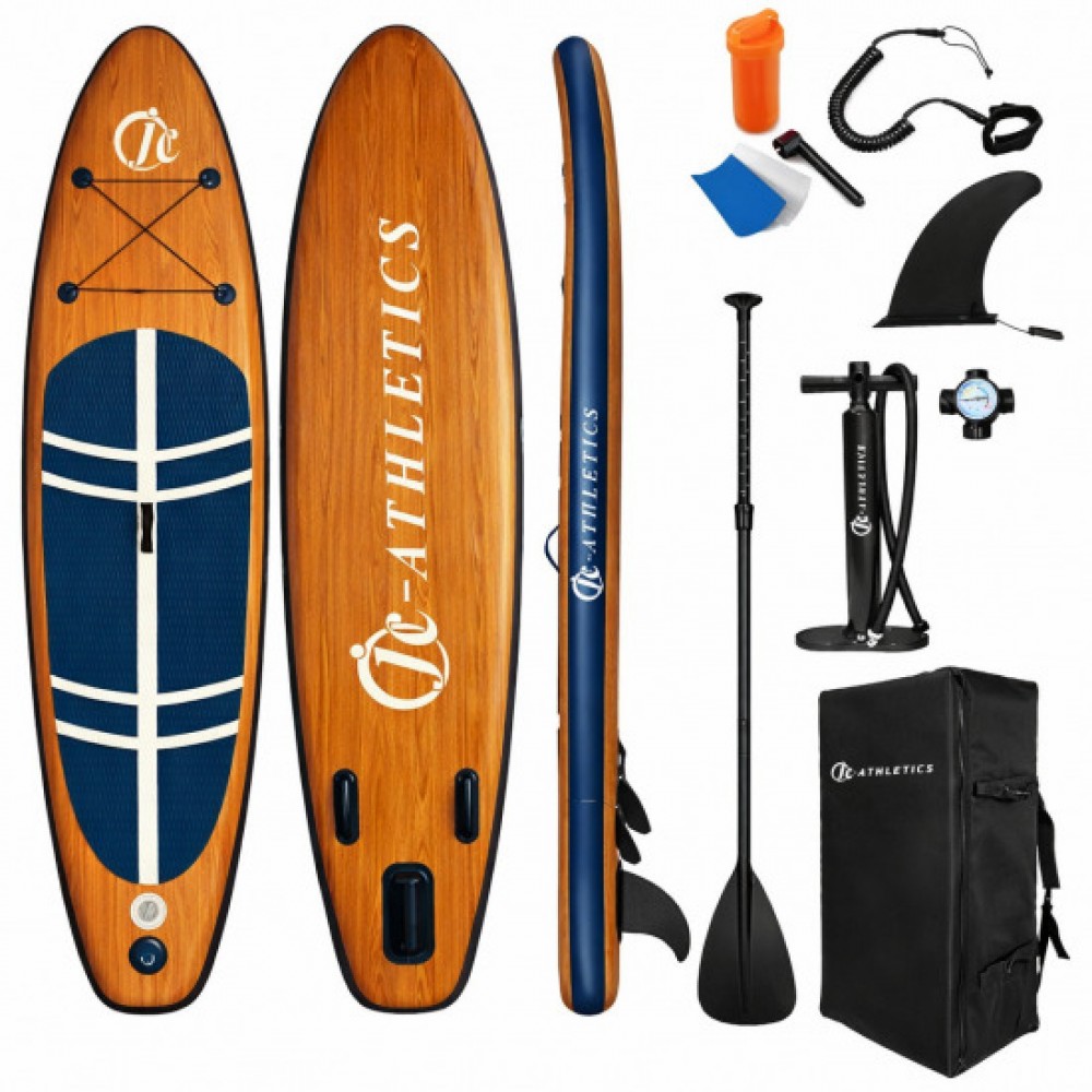 SUP Board με Αξεσουάρ και Σακίδιο Μεταφοράς Φουσκωτή σανίδα SUP 320x81x15cm με κουπί και σακίδιο