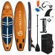 SUP Board με Αξεσουάρ και Σακίδιο Μεταφοράς Φουσκωτή σανίδα SUP 320x81x15cm με κουπί και σακίδιο