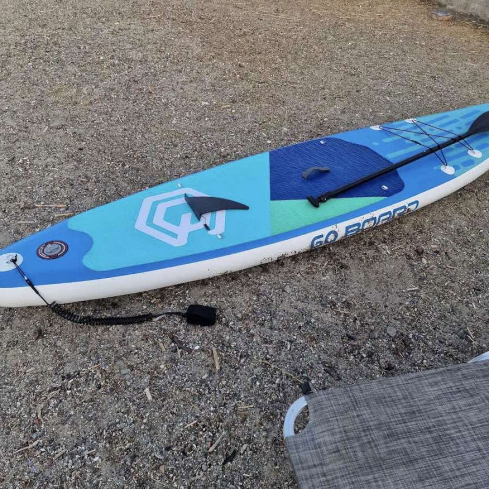 Φουσκωτή σανίδα SUP 335x81x15cm με κουπί, αξεσουάρ και σακίδιο