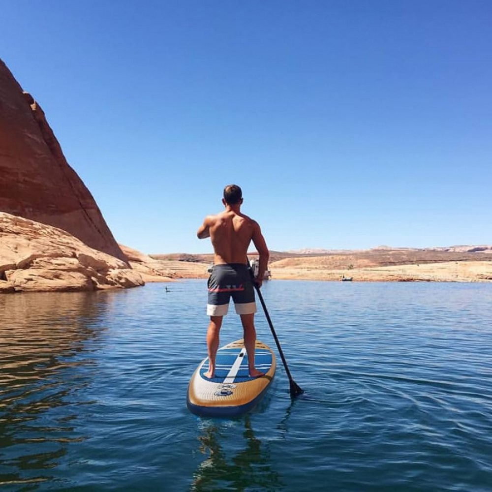 SUP Board με Αξεσουάρ και Σακίδιο Μεταφοράς Φουσκωτή σανίδα SUP 320x81x15cm με κουπί και σακίδιο