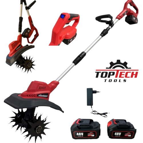 Επαναφορτιζόμενη Φρέζα TOPTECH Διαιρούμενη Με Οθόνη & 2 μπαταρίες 48V/8AH